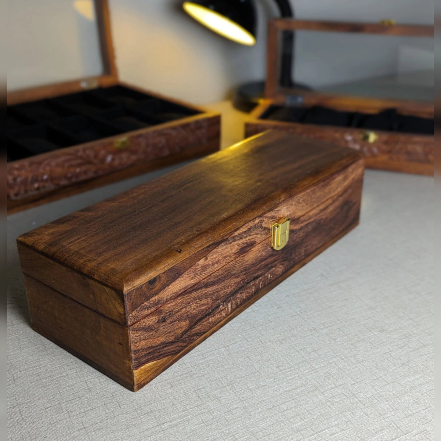 Perfect Gift For Him - Hand Made Wooden Watch Collection Box