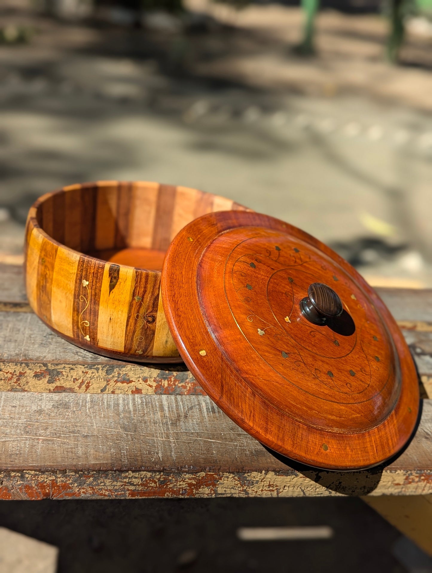 HAND MADE WOODEN HOTPOT